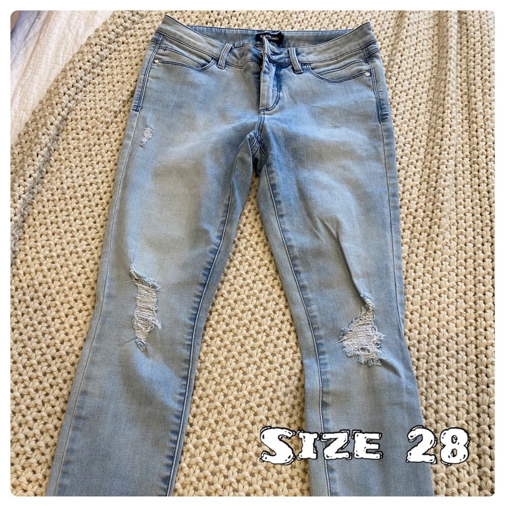Bebe distressed jeans